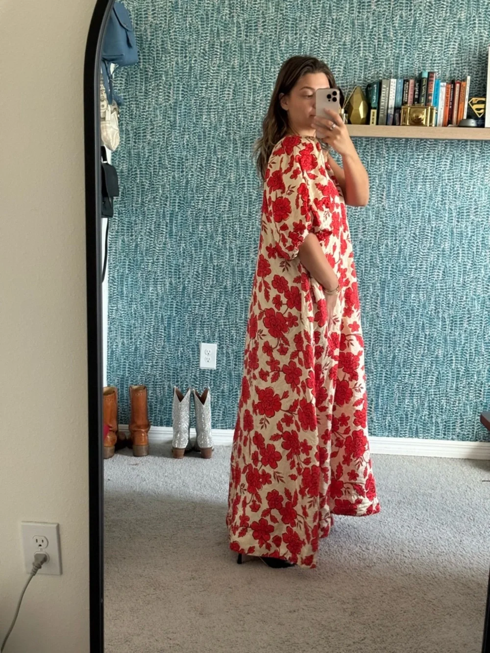 Hansen and Gretel Carmen Linen Blend One-Shoulder Maxi Dress